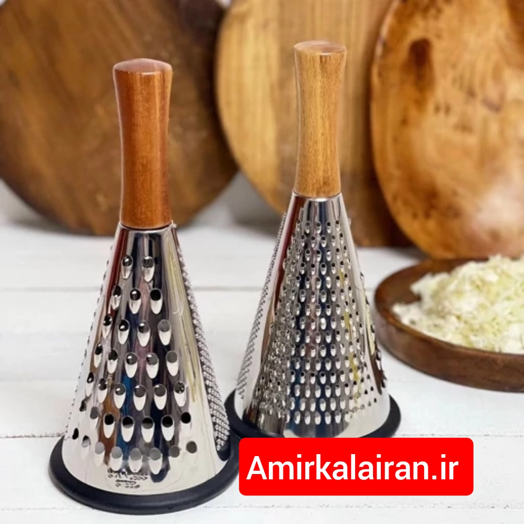 رنده گراتر دسته چوبی ۳کاره شنگیا