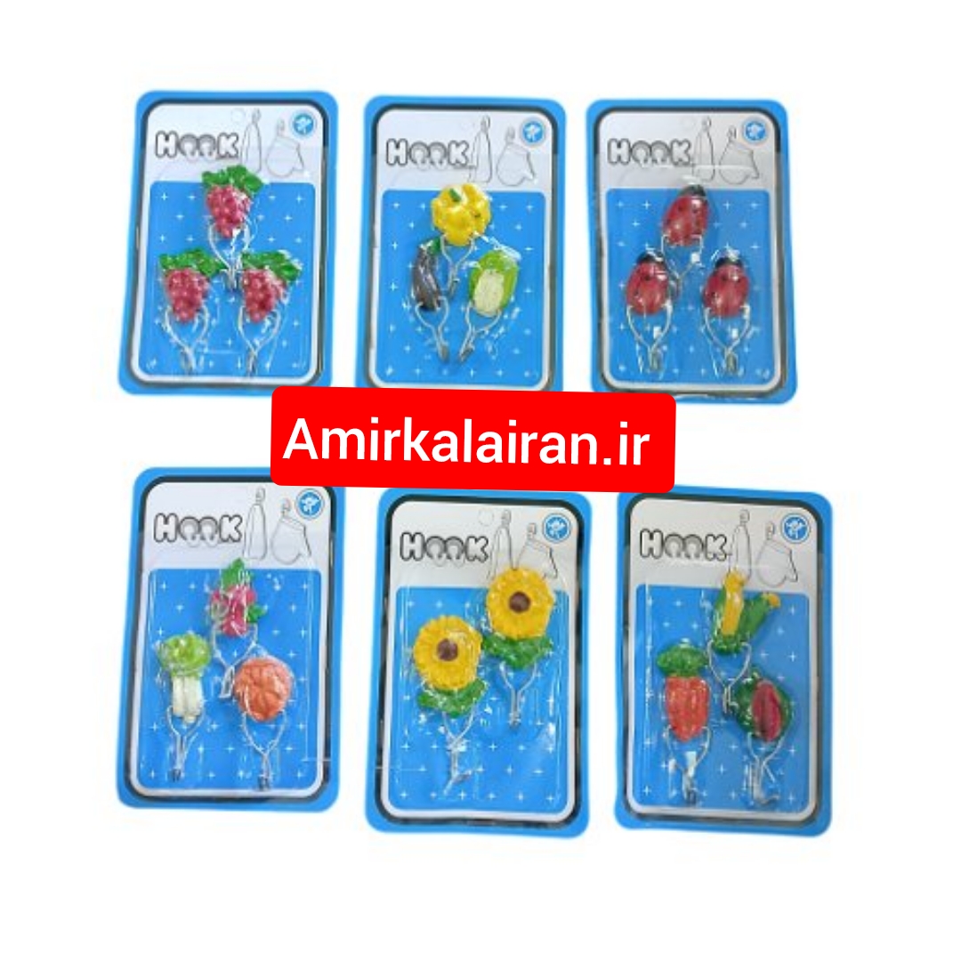 هوک آویز آشپزخانه چسبی سرامیکی بسته ای